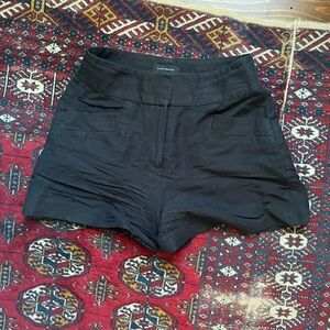 Club Monaco Black High Waist Shorts